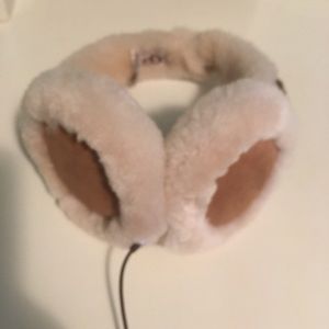 UGG suede shearling headphone earmuffs